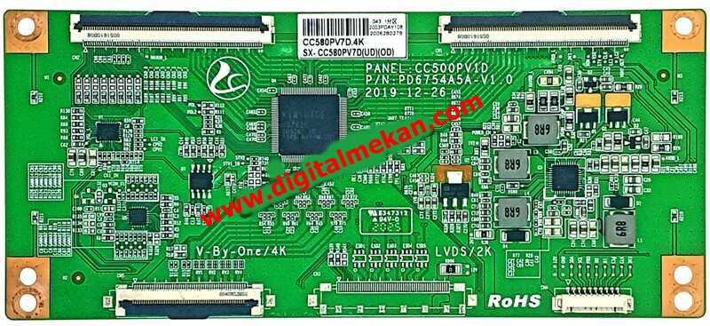 PD6754A5A-V1.0 , CC500PV1D , CC580PV7D.4K , AWOX B 205800S T-Con Board , LK580PF2A01