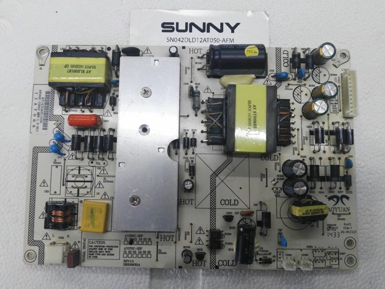 AY090C-2SF02 REV: 1.0 ,AY090C-2SF ,3BS0060514 ,POWER BOARD