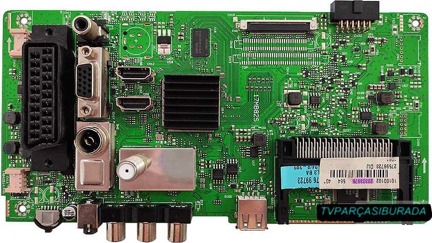 Finlux 40FX410 Main Board , 17MB82S , 23303975 , 23303976 , VES400UNDS-2D