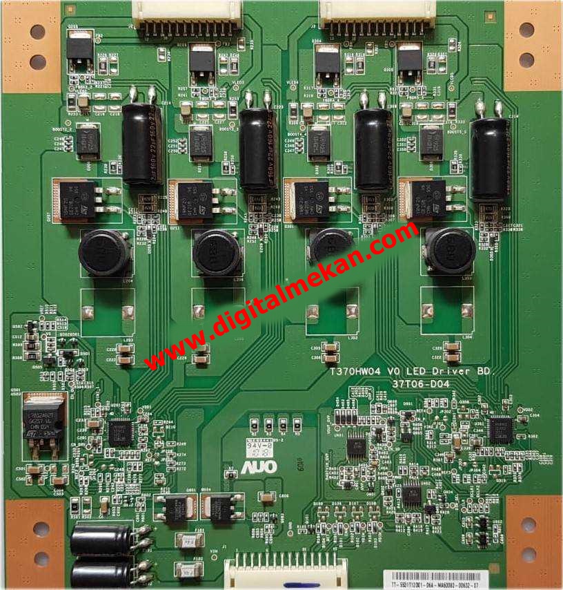 T370HW04 V0 LED Driver BD, 37T06-D04, 5531T12D01, Arelik TV8-208 FAD, Led Driver Board, T315HW05 V.0