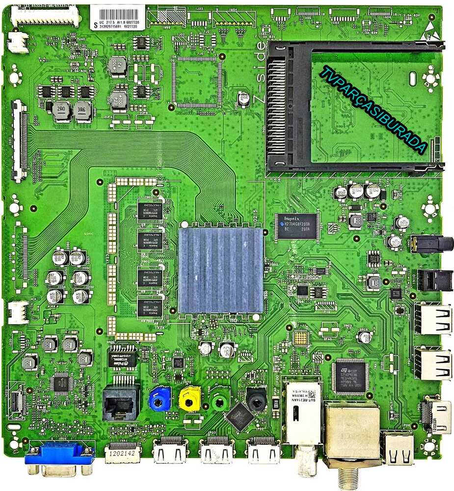 3139 123 65323v2-MB/65333v2-SB, 313929715693, Philips 47PFL4307K/12, Main Board, Ana Kart, LC470EUE-SEF2