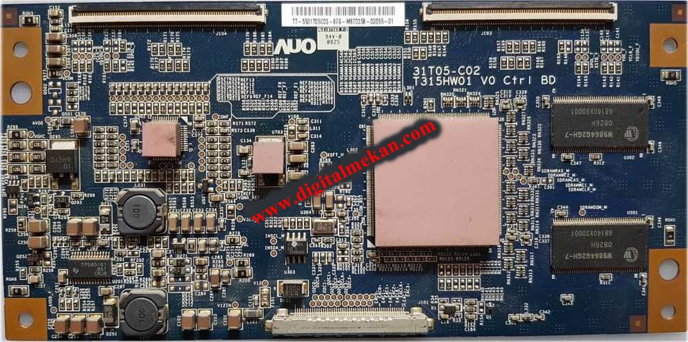 31T05-C02, T315HW01 V0 Ctrl BD, 5531T05C03, Samsung LE32A552P3R, Tcon Board, T315HW01 V.0