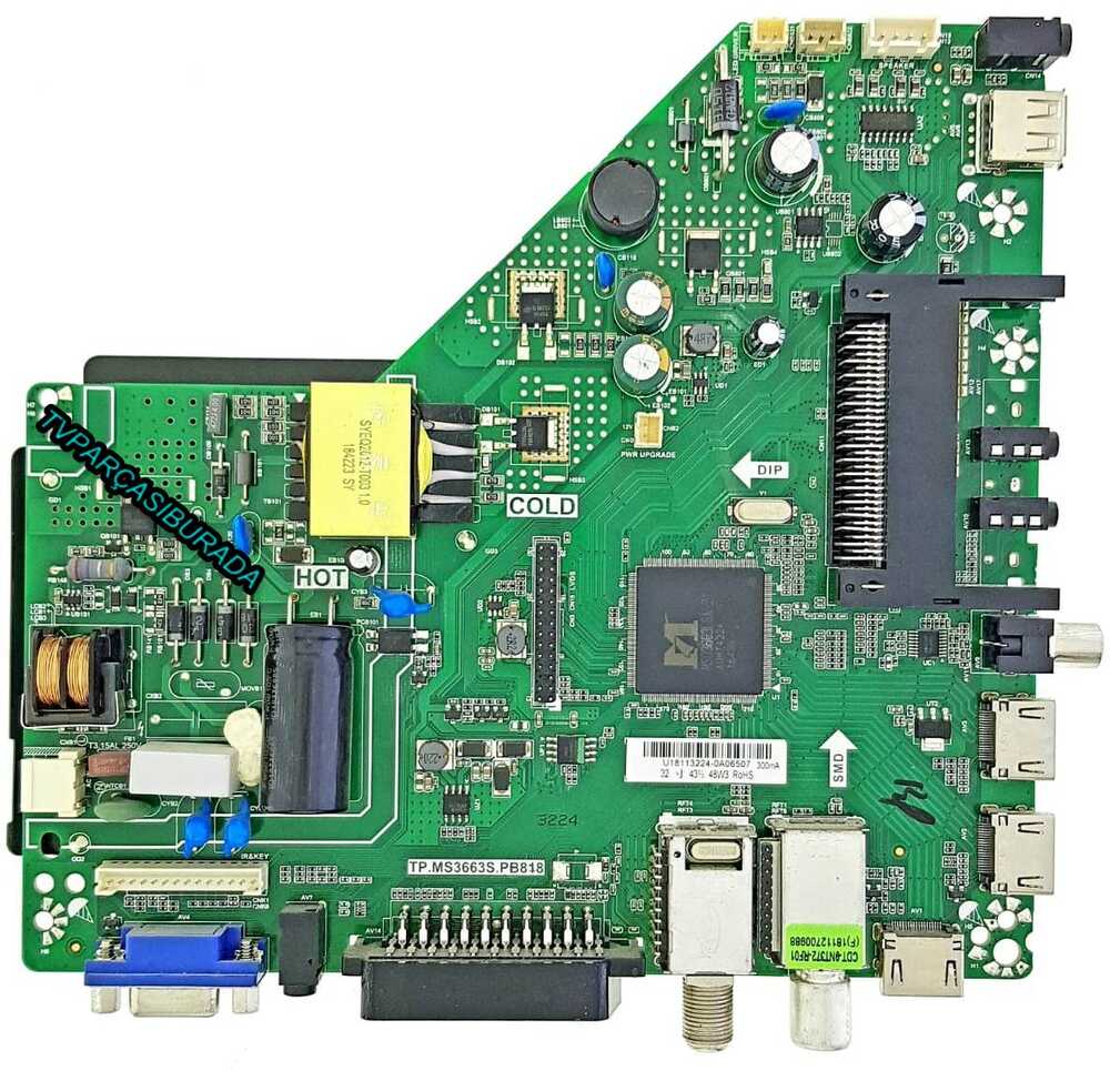 Awox 3282 Main Board , TP.MS3663S.PB818 , K17073011-0A15356 , VVH32H147G022LTY , KM0320LDRH001 , V320BJ6-Q01