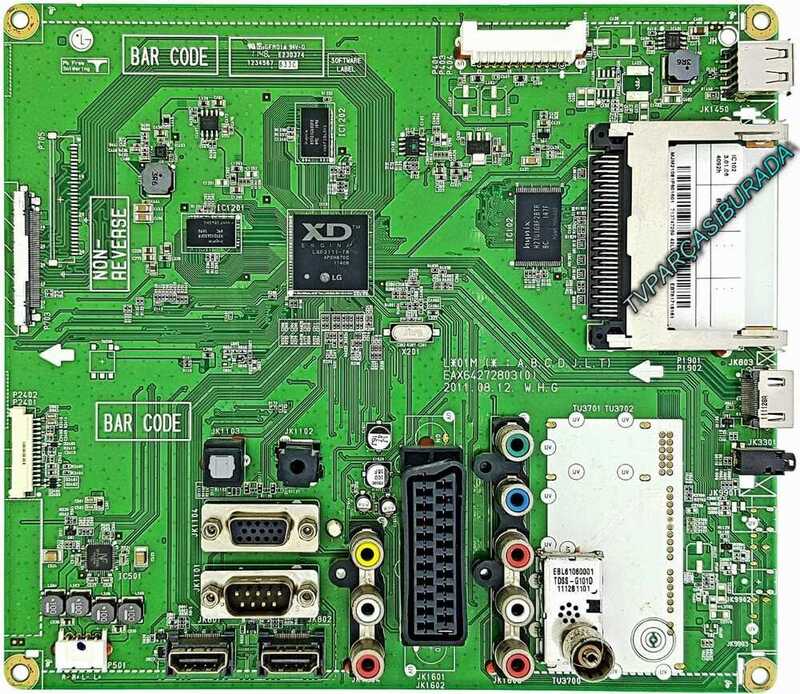EAX64272803 (0), EBT61718171, LG 32LV3550-ZH, Main Board, Ana Kart, T315HW07, AU Optronics